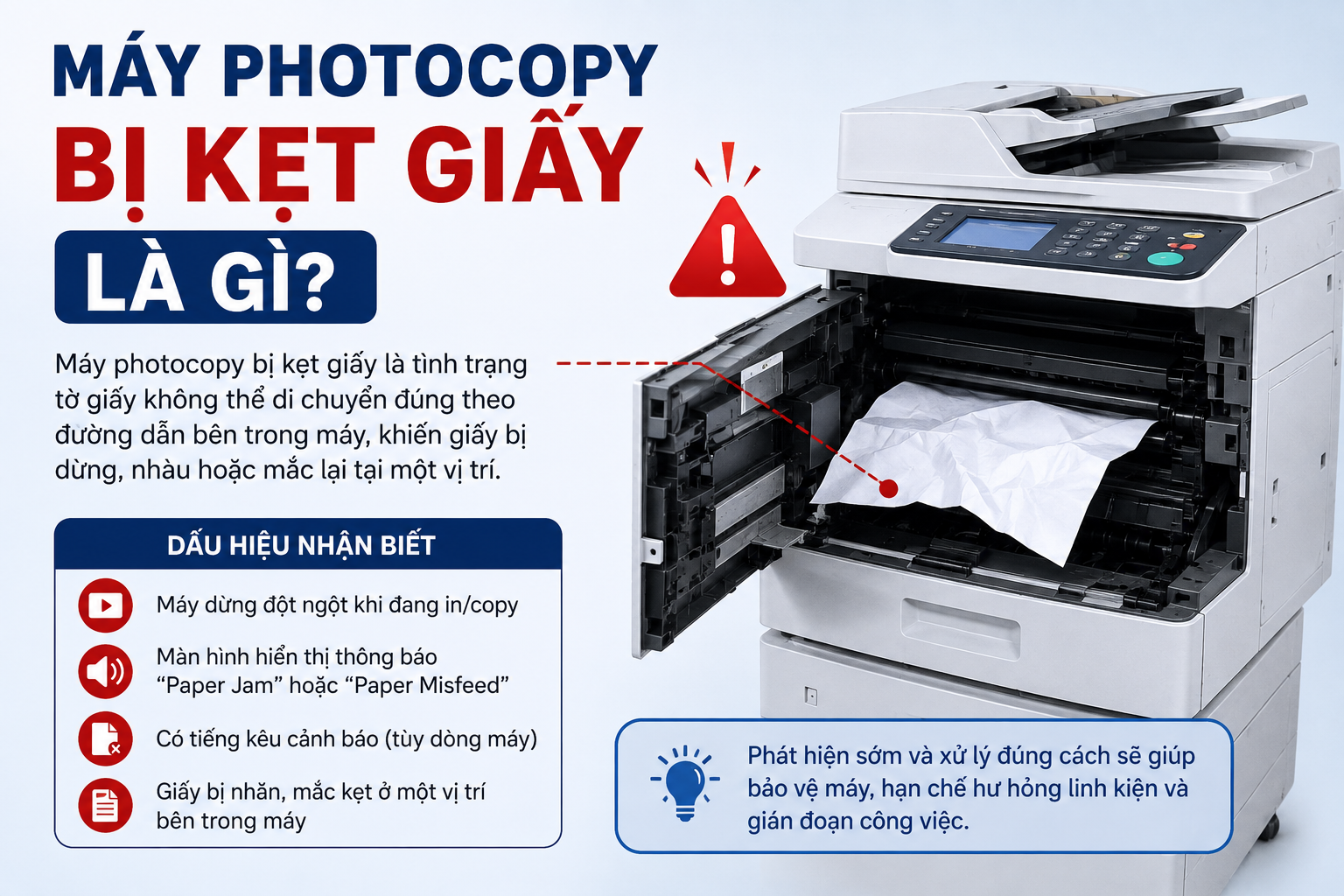 Máy Photocopy Bị Kẹt Giấy (01)