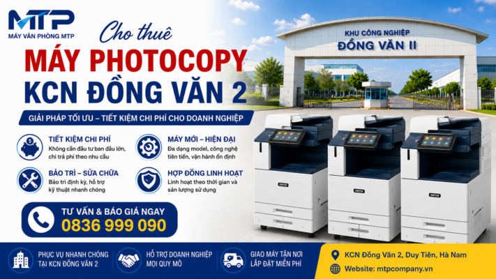 Cho thuê máy photocopy KCN Đồng Văn 2
