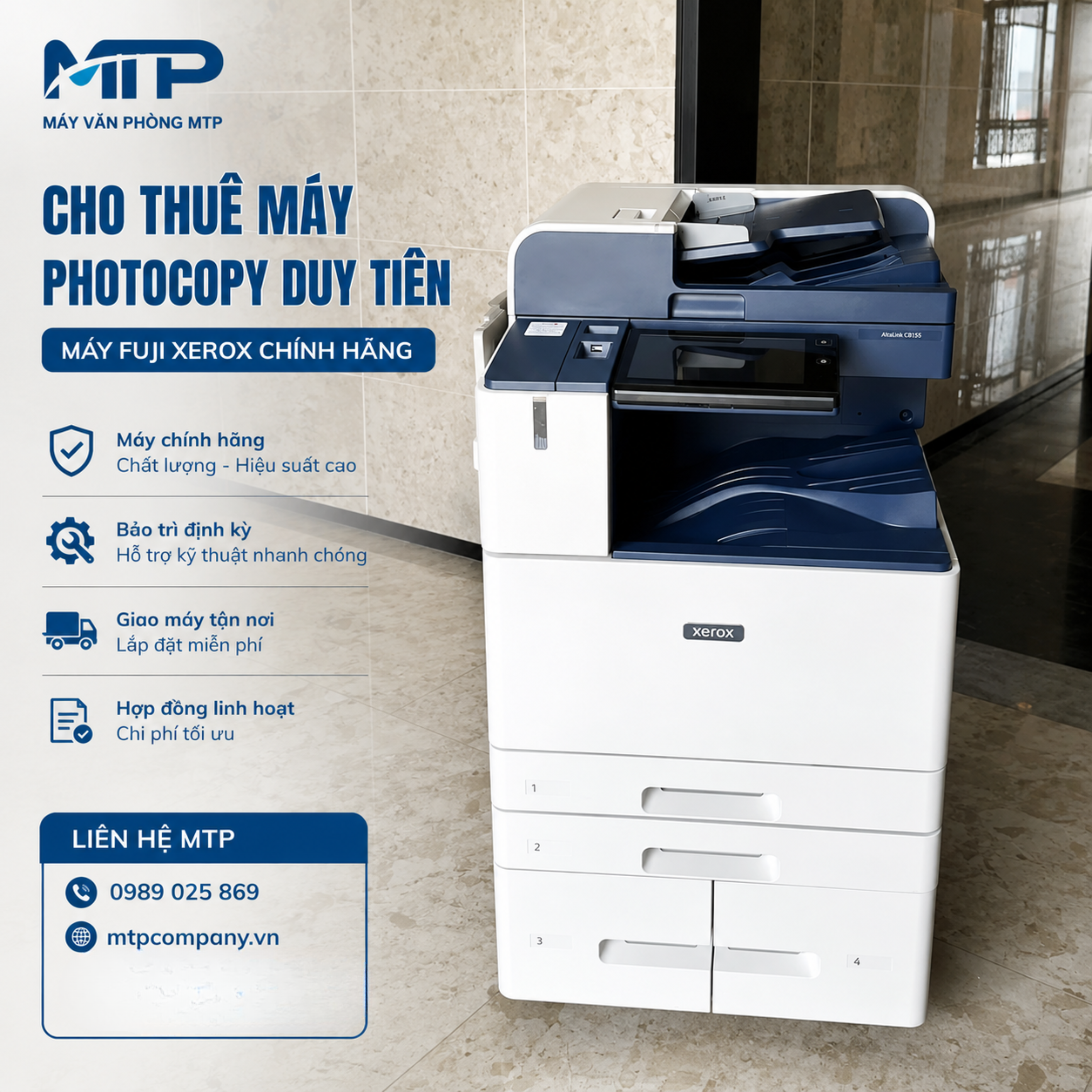 Cho thuê máy photocopy tại Duy Tiên (01)