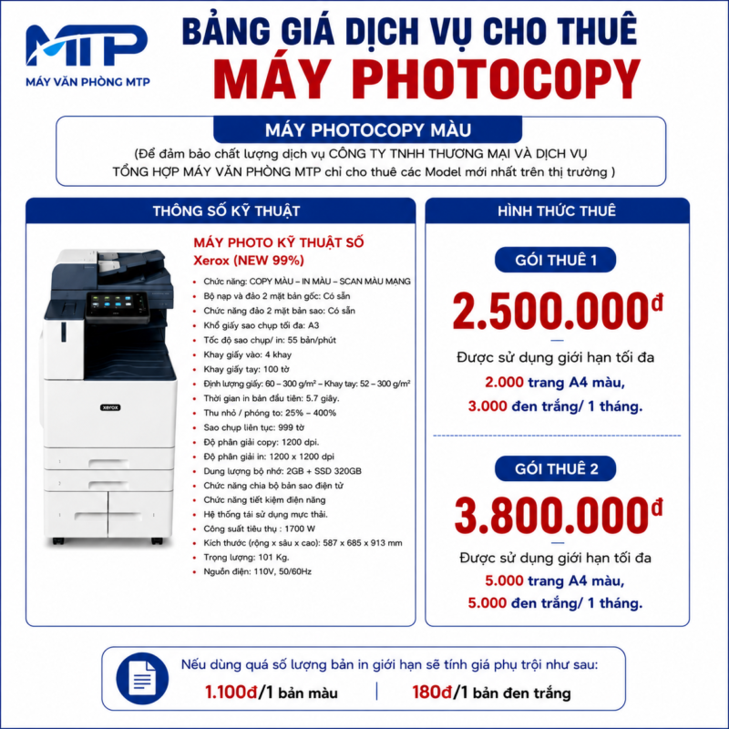 Cho thuê máy photocopy tại Phủ Lý (02)