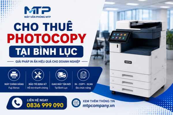 Cho Thuê Máy Photocopy Tại Bình Lục