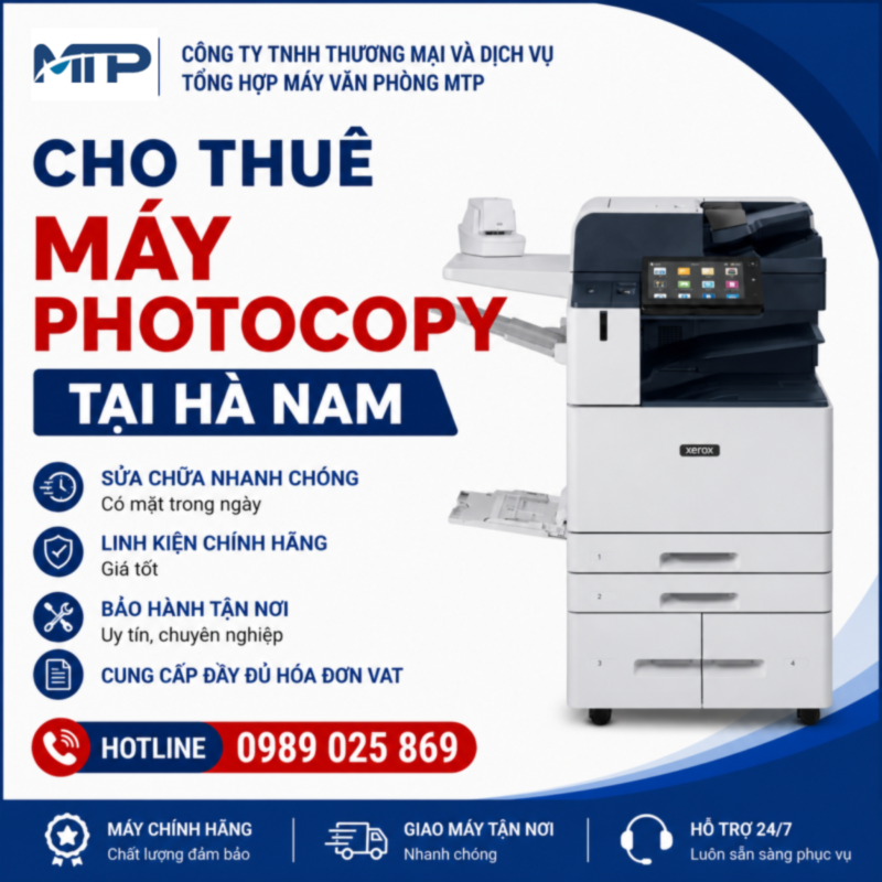 cho thuê máy photocopy tại Hà Nam