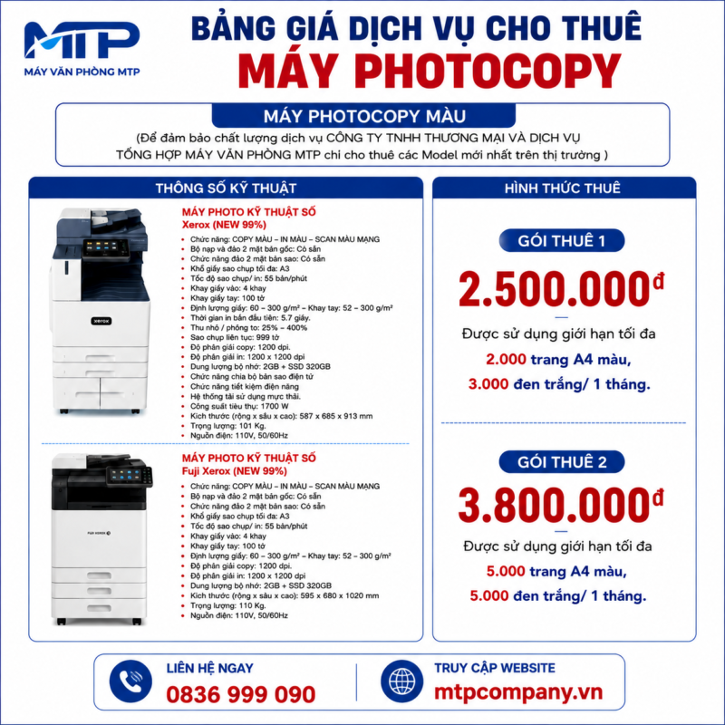 Cho Thuê Máy Photocopy Phường Đồng Văn (02)